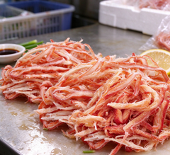 Fresh Squid Slices